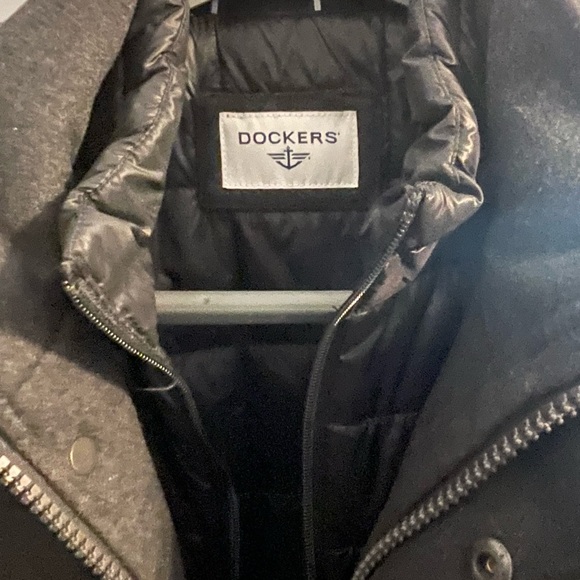 Dockers Mens Wool Blend Peacoat Jacket - Picture 4 of 7